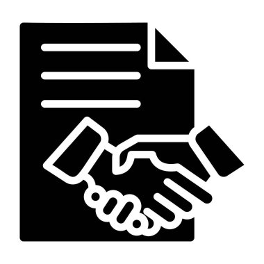 Tokalaşma, iş taahhüdü simgesi.