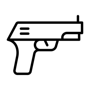 Satır tasarımında ceza tabancavektörü 