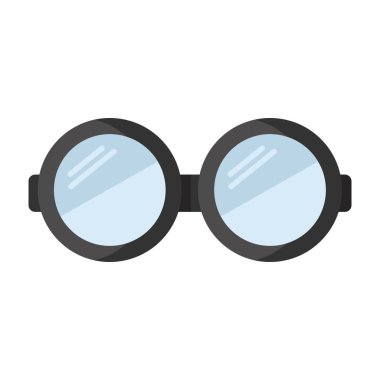 Güneş gözlüğü, gözlük vektörü, düz tasarım 