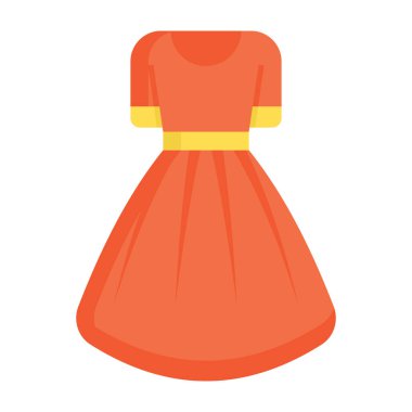 Kolayca değiştirebilen ve düzenleyebilen kadın giyimi simgesi