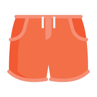 Külot şort düz tasarım simgesi