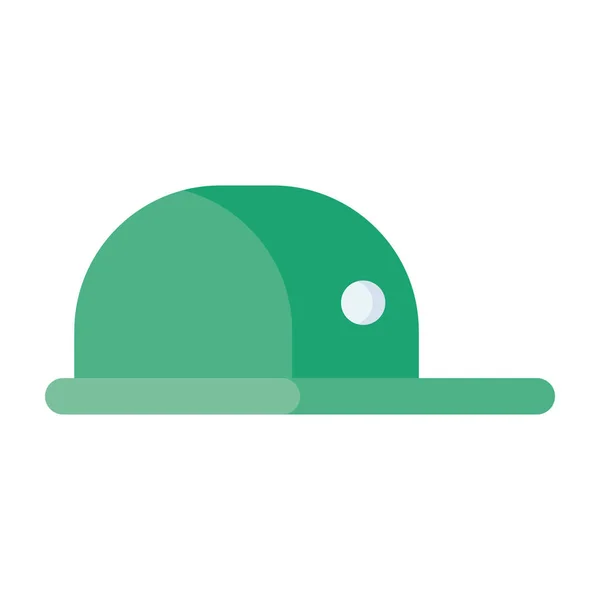平板设计中的帽子 头饰矢量 — 图库矢量图片
