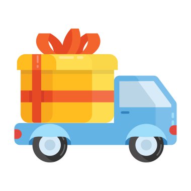 Teslimat van simgesidüz vektör tasarımı.