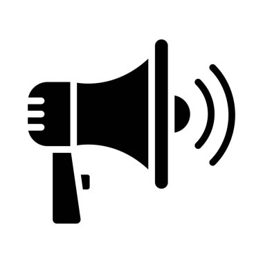 En iyi iş tanıtımı için konuşmacı simgesi tasarımı 