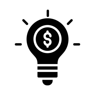 Ticari fikir olarak da bilinen finansal fikir vektör tasarımı 