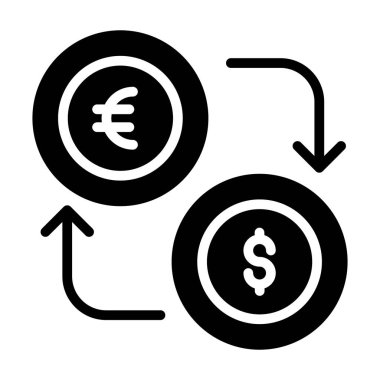 Borsa ve iş dünyası için en iyi para birimi simgesi veya Forex simgesi 