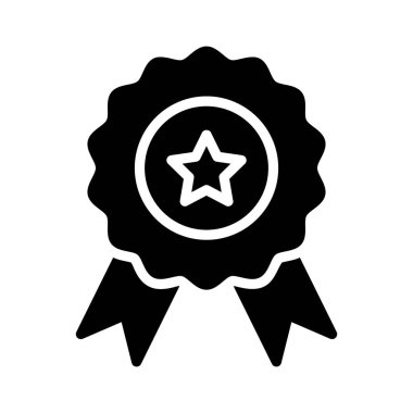 İşaret dizaynında yıldız rozeti simgesi.