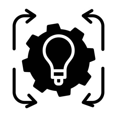 Çarklı parlak ampul, fikir yapılandırması 