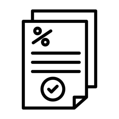 Satır tasarımında iş belgesi vektörü