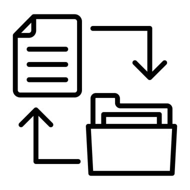 Veri senkronizasyonu kavramı, veri paylaşımının çizgi vektörü