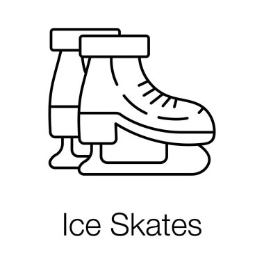 Buz pateni ayakkabıları, ayakkabılar. 