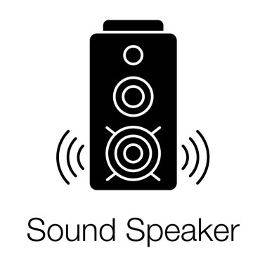 Ses hoparlörü tasarımı simgesi, 