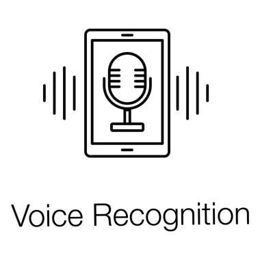 Ses tanıma satırının düzenlenebilir simgesi 