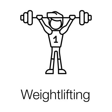 Vitrine halter kavram insan avatar ağır kaldırma ağırlıkları  