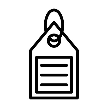 Marka etiketi, satış etiketinin satır tasarım simgesi