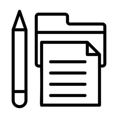 Yazı yazılıyor ve veri dizini konsepti düzenleniyor, dizinin satır simgesi 