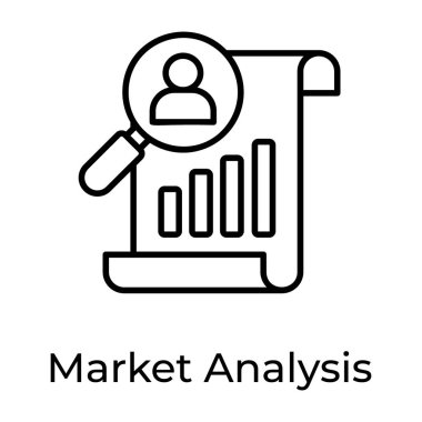 Pazar analizi, rapor gözden geçirmesinin satır düzenlenebilir simgesi 