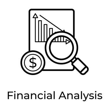 Satır düzenlenebilir vektörde finansal analiz vektörü 