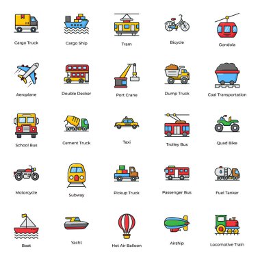 Sıkıştırılmış Taşıyıcı Düz Vektörler Paketi 