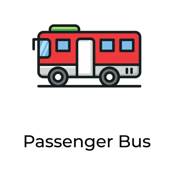 Иконка Пассажирского Автобуса — стоковый вектор