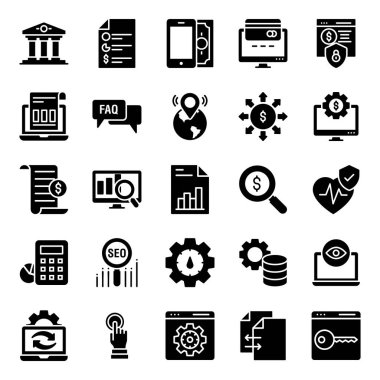 Seo Solid Simgeleri Paketi 