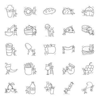 Yemek Hattı Simgeleri Paketi 
