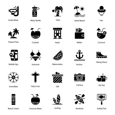 Tatil Eğlencesi Simge Paketleri 