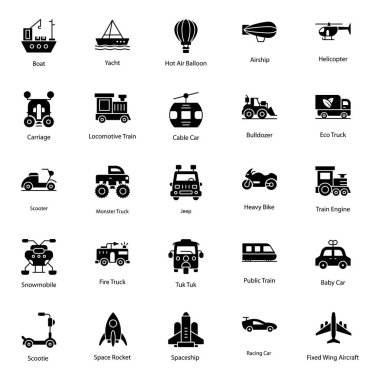 Araçlar ve Araba Tamir Vektörleri Paketi 
