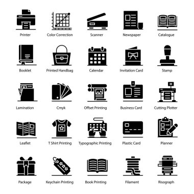 Solid Vektör Yazdırma Paketi 