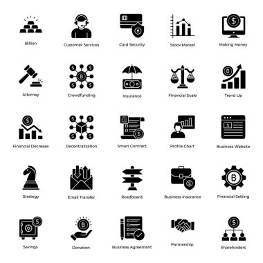 İşletme sigortası simgelerinin çok yönlü seti. Bu teknik simgeler düzenlenebilir kalitede oluşturuldu. A koleksiyonunuza eklemek için ayarlanmış olmalı.