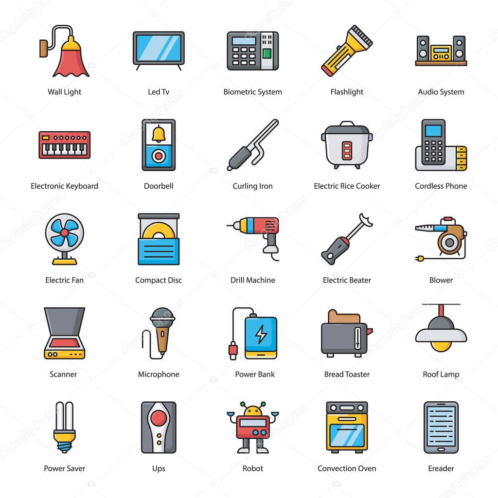 You can get electronic devices pack containing variety of gadgets that are useful in human life. You will be pleased to see that, all the vectors are totally editable. Happy Downloading! 