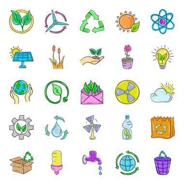 Doğa ve ekoloji karalama vektörleri tasarım projesi yaratmak ister misiniz? Daha fazla beklemeyin, ihtiyacınız olan şey burada. Elle çizilmiş vektörler burada, indirmek için linke tıklayın yeter. Şerefe.! 