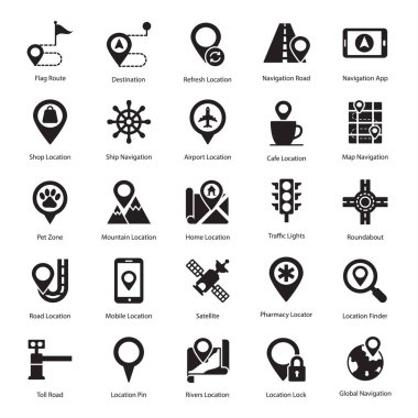 Harita ve navigasyon sembolleri ile projelerinizi profesyonelce ve cazip hale getireceğiz. Bu haritayı ve yön bulma simgelerini alın ve başarının yeni yollarını bulmanın keyfini çıkarın!