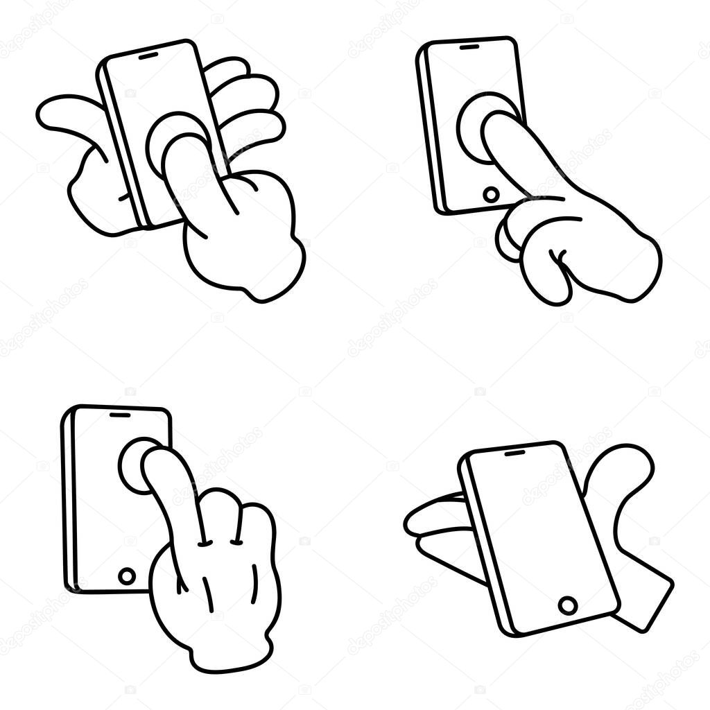 Here is a pack of variegated, creative and useful set of doodle vectors representing gesticulation. These doodle icons are used as signs for demonstration, symbolizing, navigating, explaining and interpreting information. Happy downloading 