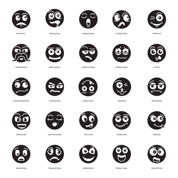 Jolly emoji Stockvektoren, lizenzfreie Illustrationen | Depositphotos