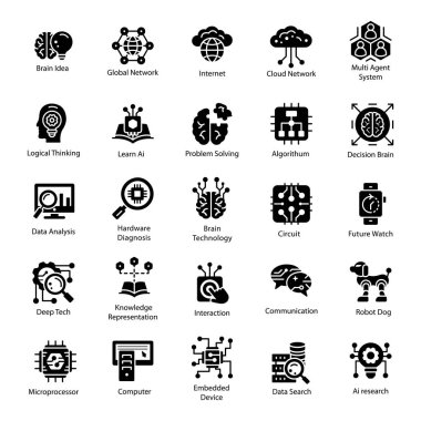 Teknoloji ve Yapay Zeka Vektörleri Paketledi 