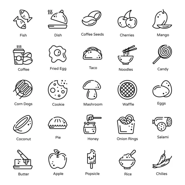 Дизайн Продуктов Питания Закусок — стоковый вектор