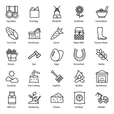 Tarım ve çiftçilikle ilgili en iyi göz rahatlatma sürüsü bahçıvanlık endüstrisinin ihtiyaçlarını karşılamak için burada. Şu anda el yapımı paketler de elinizin altında. Bir sonraki projeniz için bu satır simgelerini indirmekten çekinmeyin.. 