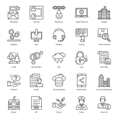 Burada moda çizgi simgelerinden bir paket getiriyoruz. İstediğiniz herhangi bir simgeyi seçebilir, indirebilir, özelleştirebilir ve istediğiniz yerde kullanabilirsiniz. Bu vektörlerle tasarımınıza ilham verme zamanı..