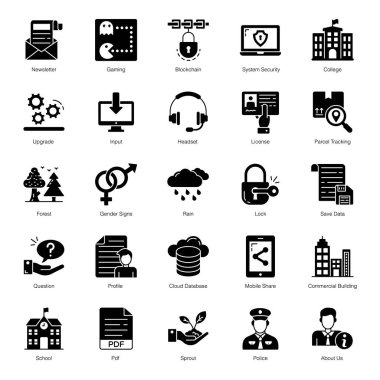 Burada bir paket somut ikon getiriyoruz. İstediğiniz herhangi bir simgeyi seçebilir, indirebilir, özelleştirebilir ve istediğiniz yerde kullanabilirsiniz. Bu vektörlerle tasarımınıza ilham verme zamanı..