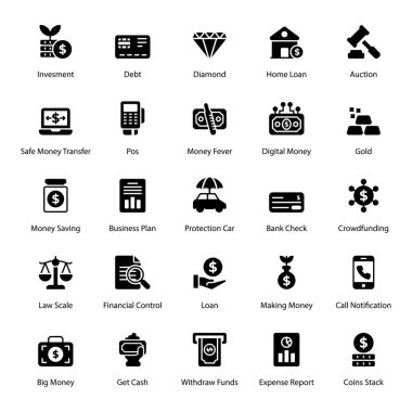 Bankacılık işlemleri olmadan hiçbir iş yürümez. Moda dolu harika bir bankacılık ve finans paketi elde edilir. Bunu tut ve tasarım projene değer ekle.! 