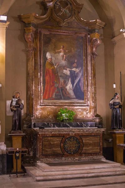 Roma 2019 Interior Igreja Católica Romana — Fotografia de Stock