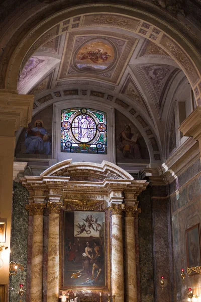 Roma 2019 Interior Igreja Católica Romana — Fotografia de Stock