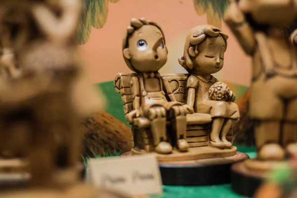 Rzym 2019 Pinokio Drewniane Zabawki — Zdjęcie stockowe