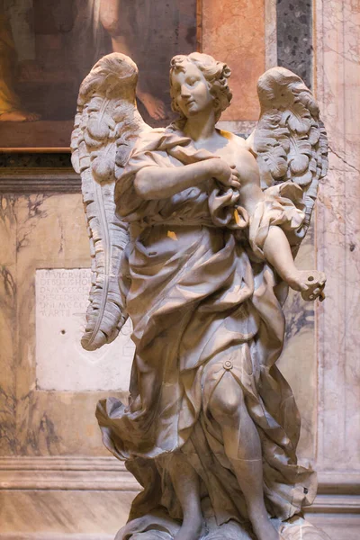 ローマ 2019 すべての神の神殿 パンテオン 聖マリアと殉教者の大聖堂 サンタマリア広告Martires 天使の像 — ストック写真