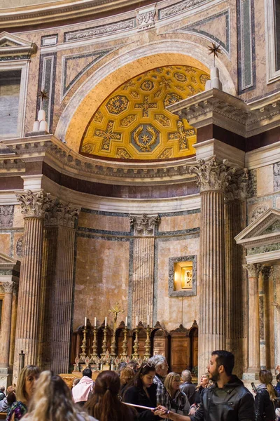 Roma 2019 Templo Todos Deuses Panteão Interior Basílica Santa Maria — Fotografia de Stock