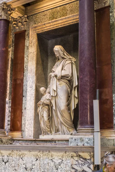 Рим 2019 Храм Всіх Богів Пантеонів Інтер Базиліка Святої Марії — стокове фото