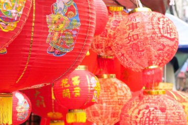 kırmızı Çin feneri.