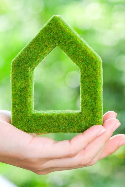 Concetto casa verde — Foto Stock