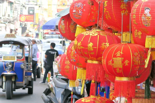 Lanterne chinoise rouge — Photo